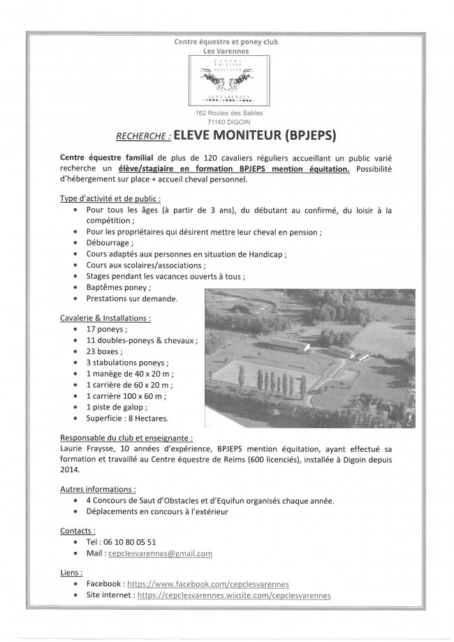 Lettre De Motivation Bpjeps équitation  Delnancz